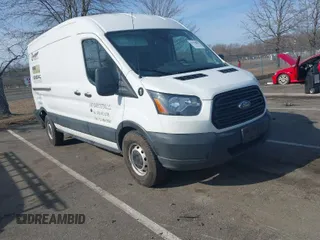 2019 Ford Transit with VIN 1FTBW2CM7KKA69227, listed as a IAAI auction lot 41779803 with 161,177 mi miles. Bid and sale history available at carsss.com. Image 1.