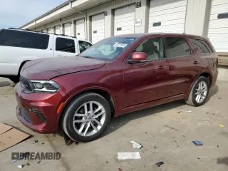 2022 Dodge Durango GT Plus with VIN 1C4RDHDG3NC198953, listed as a Copart auction lot 48721455 with 26,661 mi miles and Salvage title. Bid and sale history available at DreamBid. Image 1.