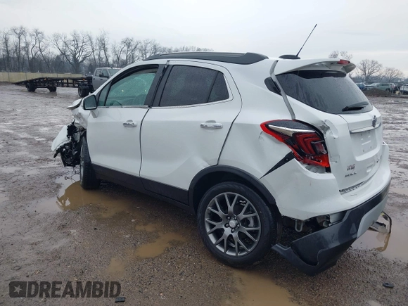 2018 Buick Encore Sport Touring with VIN KL4CJ1SB3JB683195, listed as a IAAI auction lot 41672834 with 19,037 mi miles. Bid and sale history available at carsss.com. Image 3.