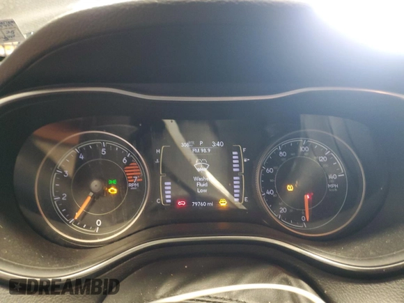 2019 Jeep Cherokee Latitude Plus with VIN 1C4PJMLB6KD460985, listed as a Copart auction lot 54386405 with 79,760 mi miles and Salvage Title. Bid and sale history available at DreamBid. Image 9.