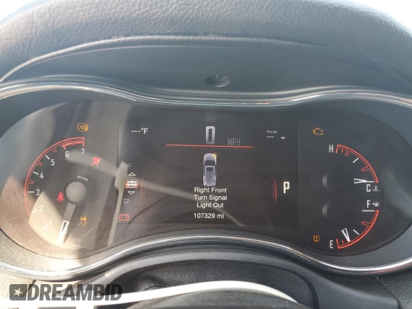 2016 Dodge Durango R/T with VIN 1C4SDHCT5GC502576, listed as a Copart auction lot 42553045 with 107,329 mi miles and Salvage title. Bid and sale history available at DreamBid. Image 9.