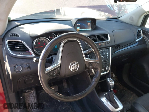 2015 Buick Encore with VIN KL4CJASB4FB265221, listed as a IAAI auction lot 41114066 with 55,759 mi miles. Bid and sale history available at carsss.com. Image 16.
