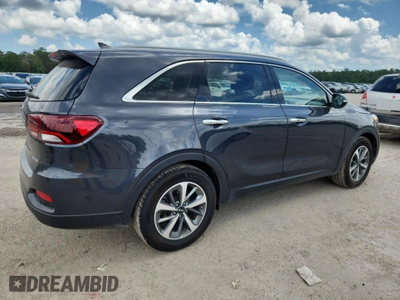 2019 Kia Sorento EX with VIN 5XYPH4A52KG461755, listed as a Copart auction lot 60148425 with 89,802 mi miles and Salvage title. Bid and sale history available at DreamBid. Image 3.