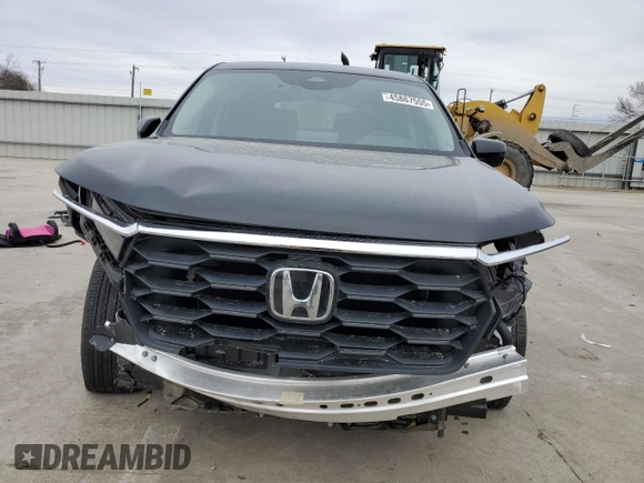 2025 Honda Pilot EX-L with VIN 5FNYG2H47SB015522, listed as a Copart auction lot 45867555 with 3,360 mi miles and Salvage Title. Bid and sale history available at carsss.com. Image 5.
