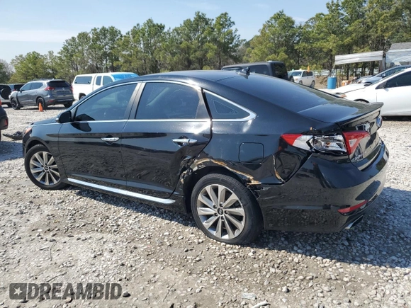2017 Hyundai Sonata Sport with VIN 5NPE34AF7HH569322, listed as a Copart auction lot 47185725 with 118,954 mi miles and Clean Title. Bid and sale history available at DreamBid. Image 2.