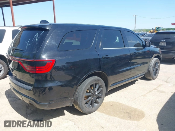 2018 Dodge Durango GT with VIN 1C4RDHDG9JC329457, listed as a IAAI auction lot 41967349 with 127,161 mi miles and . Bid and sale history available at DreamBid. Image 4.