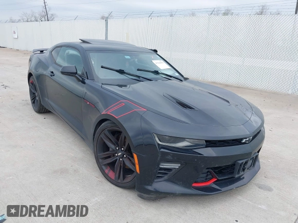 2018 Chevrolet Camaro 2SS with VIN 1G1FH1R73J0106896, listed as a IAAI auction lot 41236059 with 77,406 mi miles and . Bid and sale history available at DreamBid. Image 1.