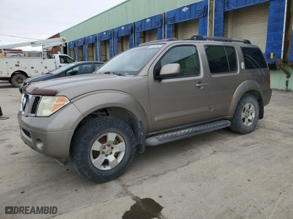 2006 Nissan Pathfinder SE with VIN 5N1AR18WX6C673874, listed as a Copart auction lot 52545235 with 185,716 mi miles and Salvage Title. Bid and sale history available at carsss.com. Image 1.