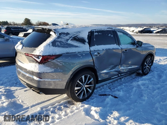 2025 Acura MDX Technology с VIN 5J8YE1H45SL001102, выставлен на аукционе Copart как лот 89157185 с пробегом 3 710 миль миль и Списание • Salvage title. История ставок и продаж доступна на DreamBid. Изображение 3.