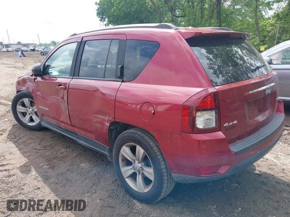 2014 Jeep Compass Sport with VIN 1C4NJDBB8ED799048, listed as a IAAI auction lot 39434584 with 119,507 mi miles. Bid and sale history available at carsss.com. Image 12.