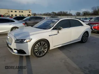 2019 Lincoln Continental Reserve with VIN 1LN6L9RP9K5603701, listed as a Copart auction lot 48583575 with 24,645 mi miles and Salvage Title. Bid and sale history available at DreamBid. Image 1.