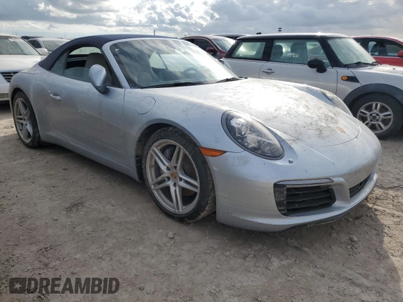 2017 Porsche 911 Carrera with VIN WP0CA2A95HS142279, listed as a Copart auction lot 75122654 with Not Provided miles and Salvage Title. Bid and sale history available at DreamBid. Image 4.