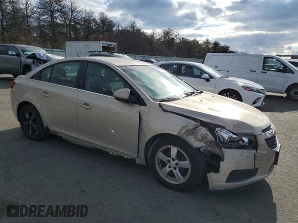 2012 Chevrolet Cruze LT w/1LT with VIN 1G1PF5SC7C7311219, listed as a Copart auction lot 82762884 with 173,909 mi miles and Non Repairable. Bid and sale history available at carsss.com. Image 4.