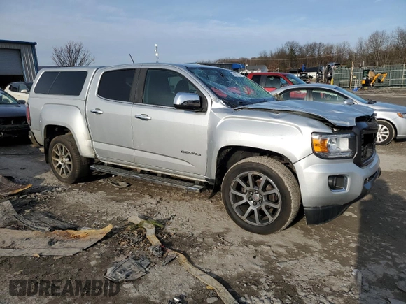 2018 GMC Canyon 4WD Denali with VIN 1GTG6EEN7J1236851, listed as a Copart auction lot 81907584 with 0 mi miles and Salvage Title. Bid and sale history available at carsss.com. Image 4.