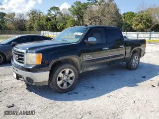 2011 GMC Sierra 1500 SLE with VIN 3GTP1VE01BG385343, listed as a Copart auction lot 47355705 with 183,285 mi miles and Salvage Title. Bid and sale history available at carsss.com. Image 1.