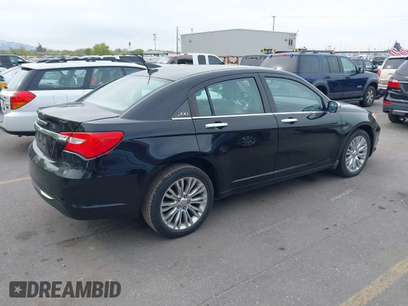 2012 Chrysler 200 Limited with VIN 1C3CCBCB5CN257373, listed as a IAAI auction lot 42111275 with 147,741 mi miles. Bid and sale history available at carsss.com. Image 4.