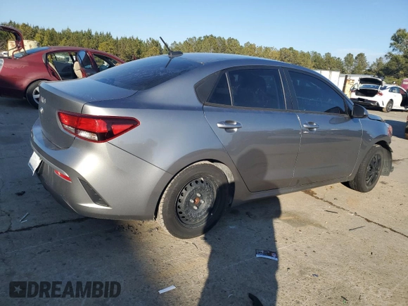 2022 Kia Rio S with VIN 3KPA24AD1NE477932, listed as a Copart auction lot 41957725 with 31,373 mi miles and Salvage Title. Bid and sale history available at carsss.com. Image 3.