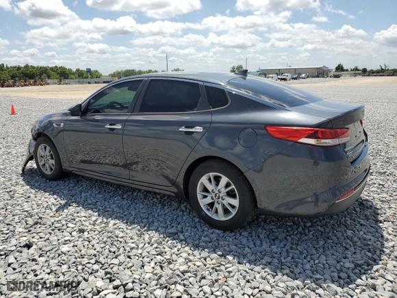 2018 Kia Optima LX with VIN KNAGT4L32J5232359, listed as a Copart auction lot 51116515 with 105,745 mi miles and Salvage Title. Bid and sale history available at carsss.com. Image 2.