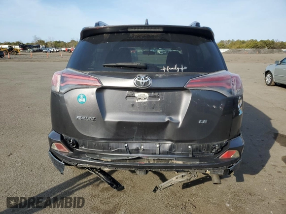 2016 Toyota RAV4 LE with VIN JTMZFREV9GJ084595, listed as a Copart auction lot 48925995 with 163,385 mi miles and Salvage Title. Bid and sale history available at carsss.com. Image 6.
