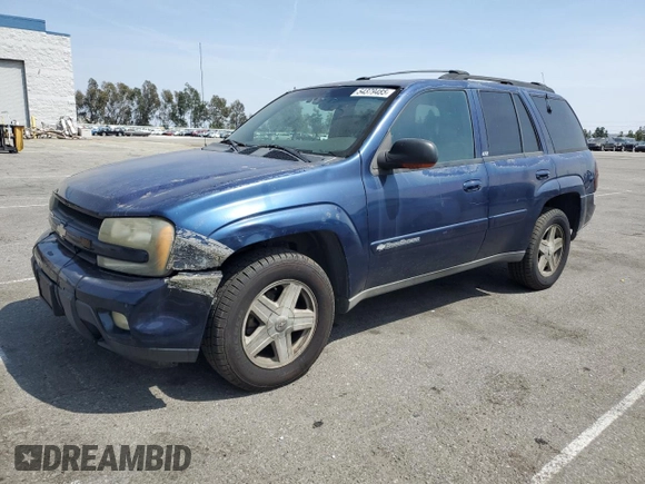2003 Chevrolet TrailBlazer LS with VIN 1GNDS13S632155280, listed as a Copart auction lot 54379485 with 162,251 mi miles and Clean Title. Bid and sale history available at carsss.com. Image 1.