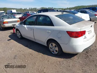 2012 Kia Forte EX with VIN KNAFU4A24C5547640, listed as a IAAI auction lot 41613927 with 225,939 mi miles. Bid and sale history available at carsss.com. Image 3.