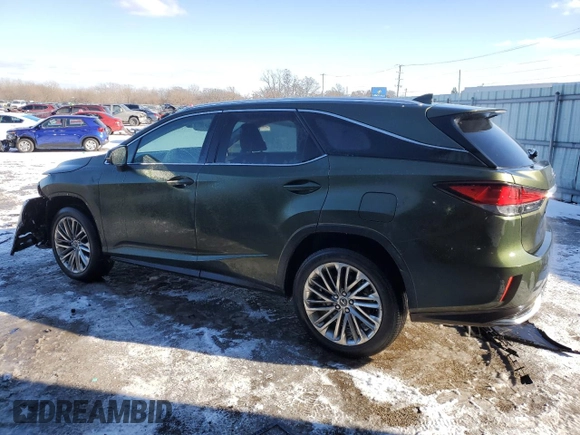 2022 Lexus RX with VIN JTJJGKFA1N2024389, listed as a Copart auction lot 41674145 with 57,791 mi miles and Salvage Title. Bid and sale history available at carsss.com. Image 2.