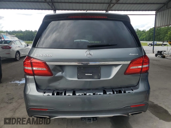 2017 Mercedes-Benz GLS 550 with VIN 4JGDF7DE0HA852820, listed as a Copart auction lot 60523685 with 177,152 mi miles and Clean title. Bid and sale history available at DreamBid. Image 6.