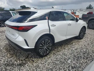 2023 Lexus RX with VIN 2T2BAMBA8PC021421, listed as a Copart auction lot 63025804 with 6,956 mi miles and Non Repairable. Bid and sale history available at carsss.com. Image 3.