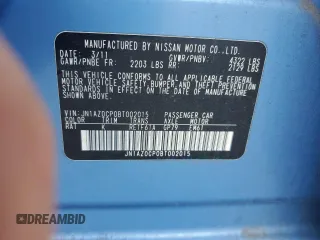 2011 Nissan LEAF SL-e z VIN JN1AZ0CP0BT002015, wystawiony jako Copart lot #58096855 z przebiegiem 58 199 mil mil oraz Czysty tytuł • Clean title. Historia ofert i sprzedaży dostępna na DreamBid. Obrazek 13.