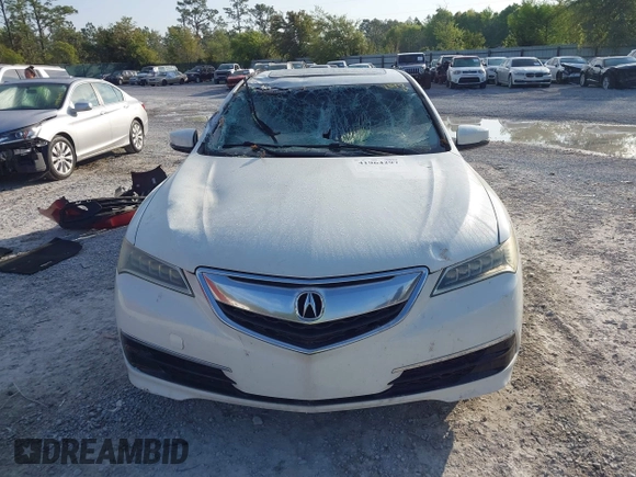2016 Acura TLX with VIN 19UUB1F34GA001886, listed as a IAAI auction lot 41964297 with 87,847 mi miles. Bid and sale history available at carsss.com. Image 12.