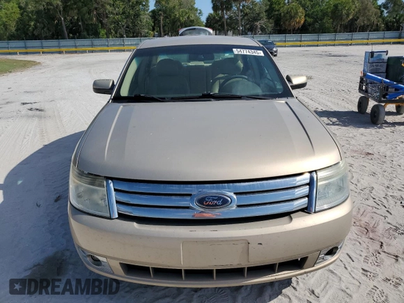 2008 Ford Taurus SEL with VIN 1FAHP24W48G156205, listed as a Copart auction lot 54774345 with 108,352 mi miles and Salvage Title. Bid and sale history available at carsss.com. Image 5.