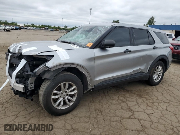 2021 Ford Explorer with VIN 1FMSK7BHXMGA68541, listed as a Copart auction lot 58784475 with 106,063 mi miles and Clean title. Bid and sale history available at DreamBid. Image 1.