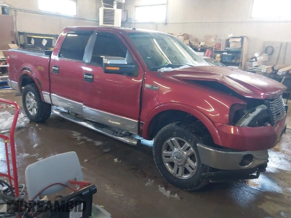2008 Ford F-150 XLT with VIN 1FTPW14588FA46824, listed as a IAAI auction lot 41870848 with 181,382 mi miles. Bid and sale history available at carsss.com. Image 1.