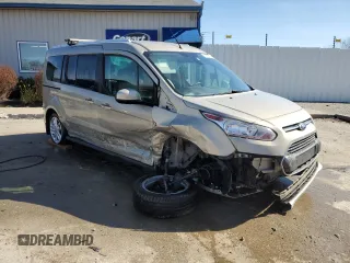 2015 Ford Transit Connect Wagon Titanium with VIN NM0GE9G73F1186303, listed as a Copart auction lot 49785855 with 88,556 mi miles and Salvage Title. Bid and sale history available at carsss.com. Image 4.