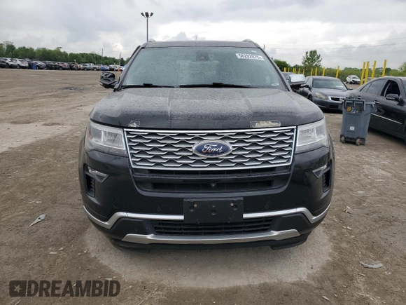 2018 Ford Explorer Platinum с VIN 1FM5K8HT0JGA40158, выставлен на аукционе Copart как лот 56282075 с пробегом 109 769 миль миль и Чистый • Clean title. История ставок и продаж доступна на DreamBid. Изображение 5.