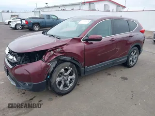 2017 Honda CR-V EX with VIN 2HKRW2H51HH664212, listed as a IAAI auction lot 41830771 with 77,377 mi miles. Bid and sale history available at carsss.com. Image 2.