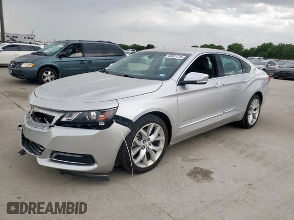 2018 Chevrolet Impala Premier with VIN 2G1125S35J9139463, listed as a Copart auction lot 63001745 with 70,248 mi miles and Salvage title. Bid and sale history available at DreamBid. Image 1.
