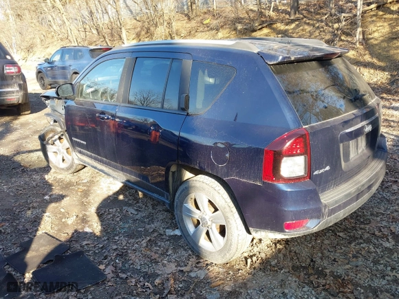 2016 Jeep Compass High Altitude Edition with VIN 1C4NJDEB1GD663181, listed as a IAAI auction lot 41757428 with 67,706 mi miles. Bid and sale history available at carsss.com. Image 3.