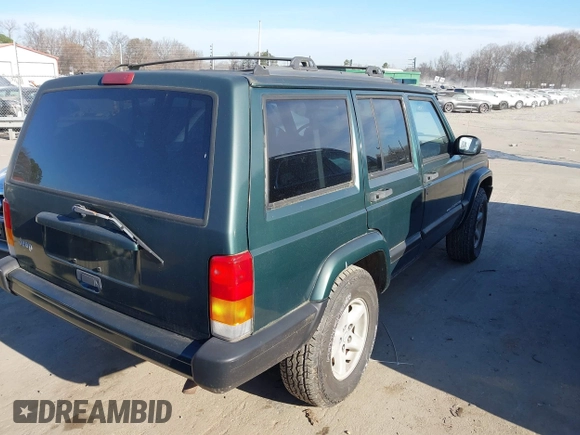 1999 Jeep Cherokee Sport with VIN 1J4FF68SXXL541299, listed as a IAAI auction lot 41678166 with 222,352 mi miles and . Bid and sale history available at DreamBid. Image 4.