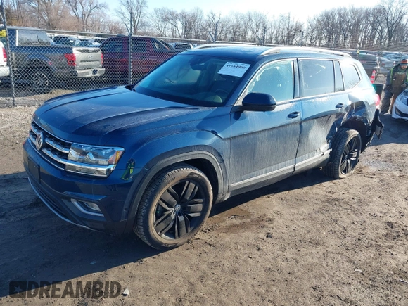 2019 Volkswagen Atlas SEL Premium with VIN 1V2NR2CA3KC541913, listed as a IAAI auction lot 41684000 with 66,731 mi miles and . Bid and sale history available at DreamBid. Image 17.
