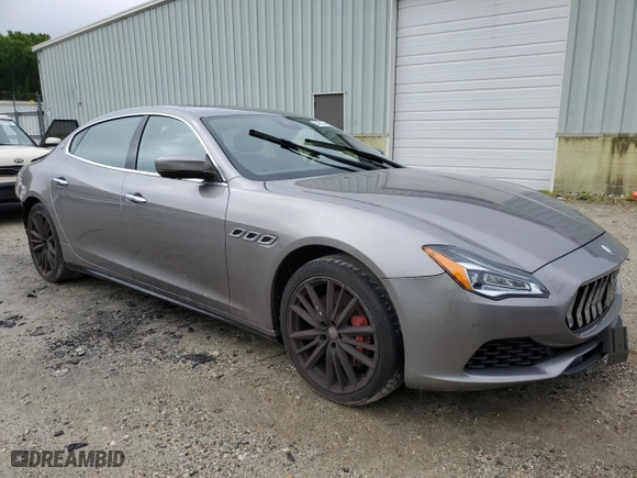 2019 Maserati Quattroporte S Q4 with VIN ZAM56YRA8K1308590, listed as a Copart auction lot 54205364 with 34,911 mi miles and Salvage Title. Bid and sale history available at carsss.com. Image 4.