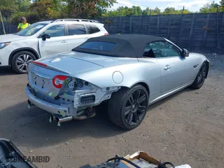 2012 Jaguar XK with VIN SAJWA4EC9CMB45251, listed as a IAAI auction lot 40242636 with 61,538 mi miles. Bid and sale history available at carsss.com. Image 4.