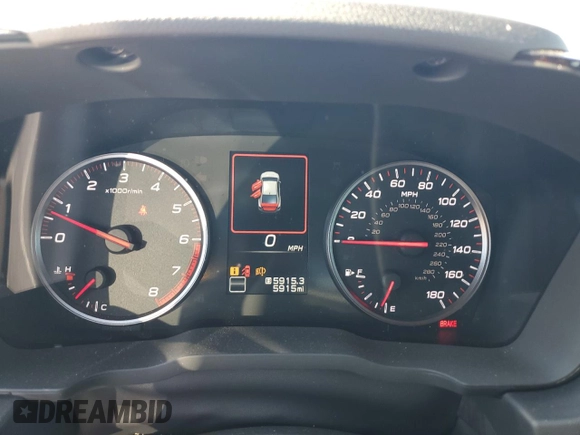 2024 Subaru WRX with VIN JF1VBAB63R9804802, listed as a Copart auction lot 55690155 with 5,915 mi miles and Salvage title. Bid and sale history available at DreamBid. Image 9.