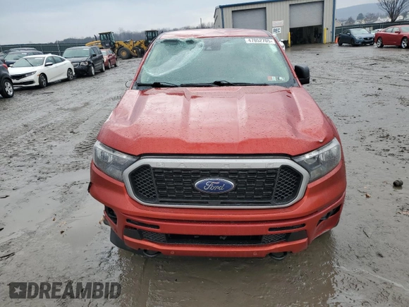 2019 Ford Ranger XL with VIN 1FTER1FH9KLA88515, listed as a Copart auction lot 47052705 with 16,054 mi miles and Salvage Title. Bid and sale history available at DreamBid. Image 5.