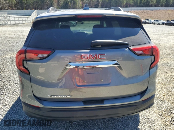 2020 GMC Terrain SLE with VIN 3GKALMEV5LL346726, listed as a Copart auction lot 49585745 with 41,554 mi miles and Salvage Title. Bid and sale history available at DreamBid. Image 6.