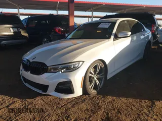 2021 BMW 3 Series 330i with VIN 3MW5R1J01M8B72403, listed as a IAAI auction lot 41583430 with 51,399 mi miles. Bid and sale history available at carsss.com. Image 17.