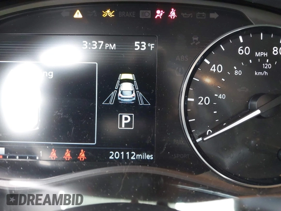 2023 Nissan Kicks SR with VIN 3N1CP5DV8PL543320, listed as a IAAI auction lot 41740691 with 20,112 mi miles and . Bid and sale history available at DreamBid. Image 16.