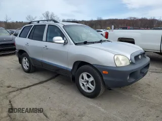 2002 Hyundai Santa Fe GLS with VIN KM8SC73D42U208557, listed as a Copart auction lot 51815115 with 124,730 mi miles and Clean Title. Bid and sale history available at carsss.com. Image 4.