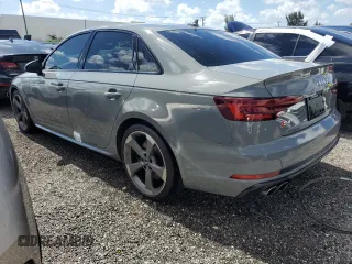 2019 Audi S4 Premium Plus with VIN WAUB4AF45KA067913, listed as a Copart auction lot 59495224 with 39,625 mi miles and Salvage Title. Bid and sale history available at carsss.com. Image 2.