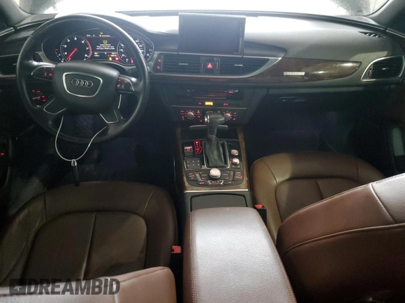 2014 Audi A6 Premium Plus with VIN WAUGFAFCXEN089099, listed as a Copart auction lot 54694535 with 109,515 mi miles and Salvage title. Bid and sale history available at DreamBid. Image 8.